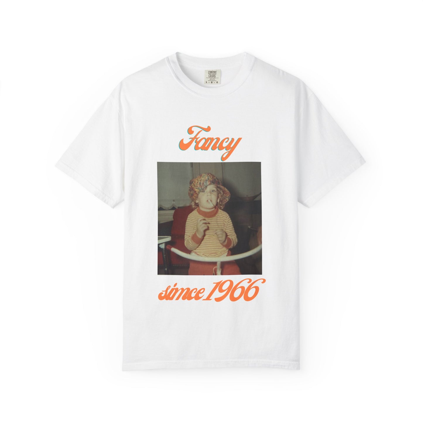 Vintage Photo 'Fancy Since 1966' T-Shirt — 60th Birthday Keepsake